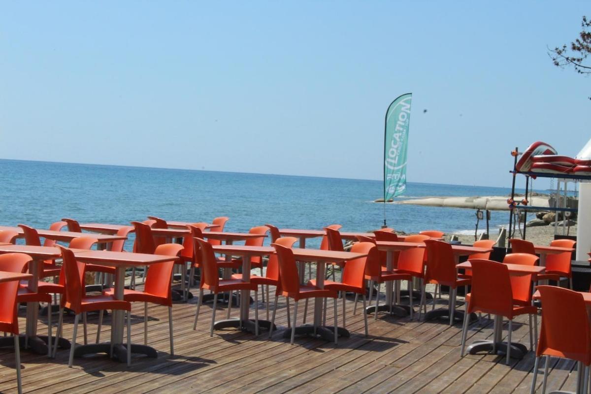 Vila Bord de mer, pieds dans l'eau, vue panoramique San-Nicolao Exteriér fotografie