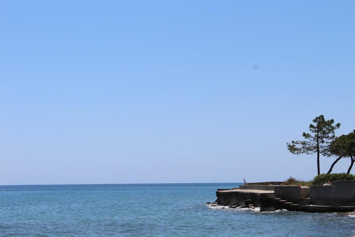 Vila Bord de mer, pieds dans l'eau, vue panoramique San-Nicolao Exteriér fotografie