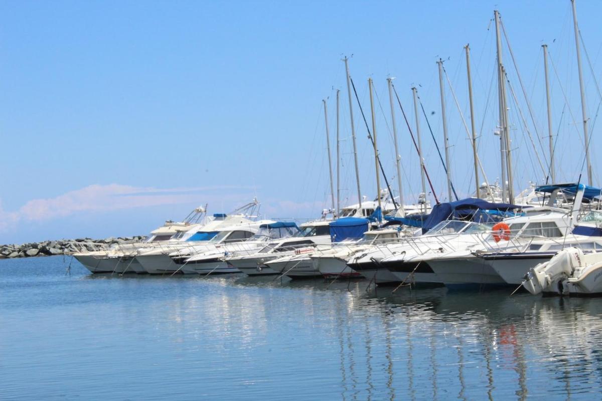 Vila Bord de mer, pieds dans l'eau, vue panoramique San-Nicolao Exteriér fotografie