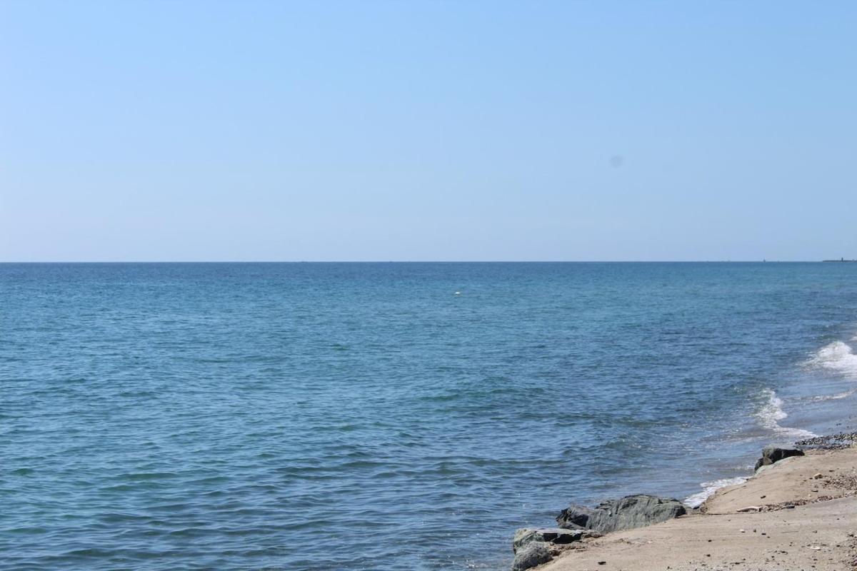 Vila Bord de mer, pieds dans l'eau, vue panoramique San-Nicolao Exteriér fotografie